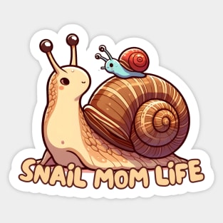 Parenting snail Sticker